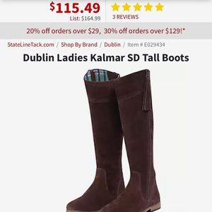 Dublin kalmar tall riding boots